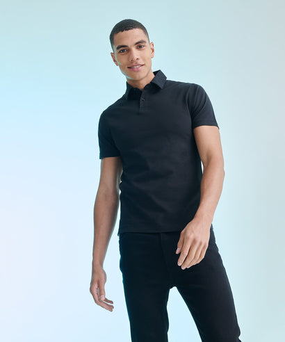 Men Stretch Piqué Polo Shirt - T Shirt Printing UK