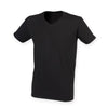 SF122SF Men Feel Good V Neck Stretch T-Shirt - T Shirt Printing UK