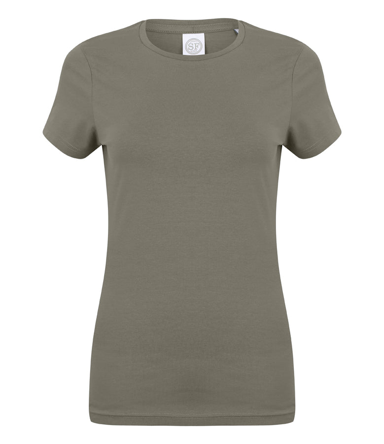 SF Ladies Feel Good Stretch T-Shirt - T Shirt Printing UK