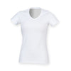 SF Ladies Feel Good V Neck Stretch T-Shirt - T Shirt Printing UK