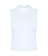 SF Ladies High Neck Crop Vest - T Shirt Printing UK