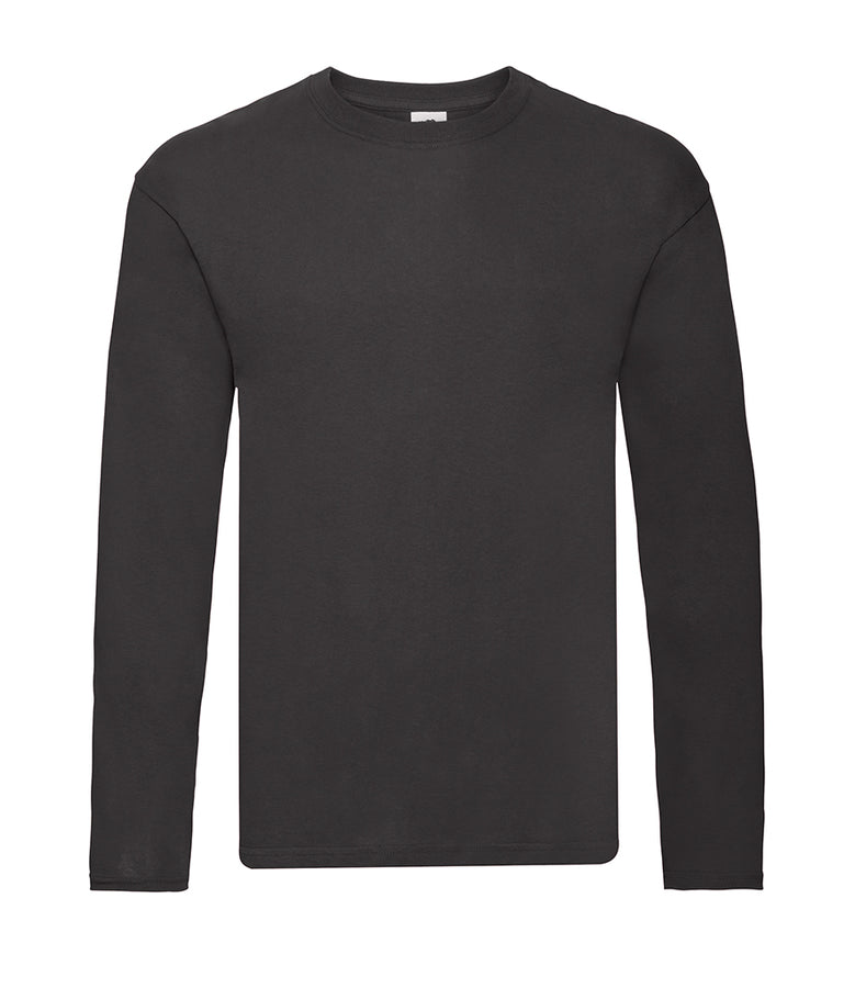 Fruit of the Loom Original Long Sleeve T-Shirt - T Shirt Printing UK