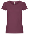 Fruit of the Loom Lady Fit Original Burgundy front