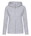 Fruit of the Loom Premium Lady Fit Zip Hooded Jacket - T Shirt Printing UK