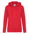 Fruit of the Loom Premium Lady Fit Zip Hooded Jacket - T Shirt Printing UK