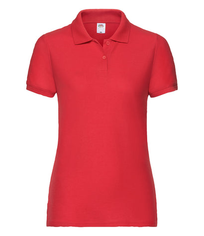 Fruit of the Loom Lady Fit Piqué Polo Shirt - T Shirt Printing UK