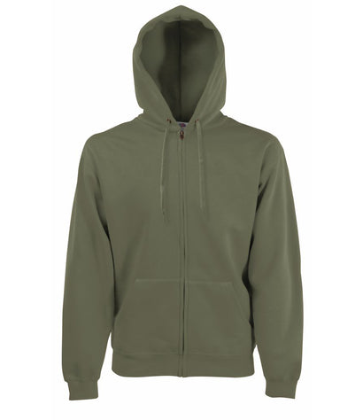 Fruit of the Loom Premium Zip Hooded Sweatshirt - T Shirt Printing UK