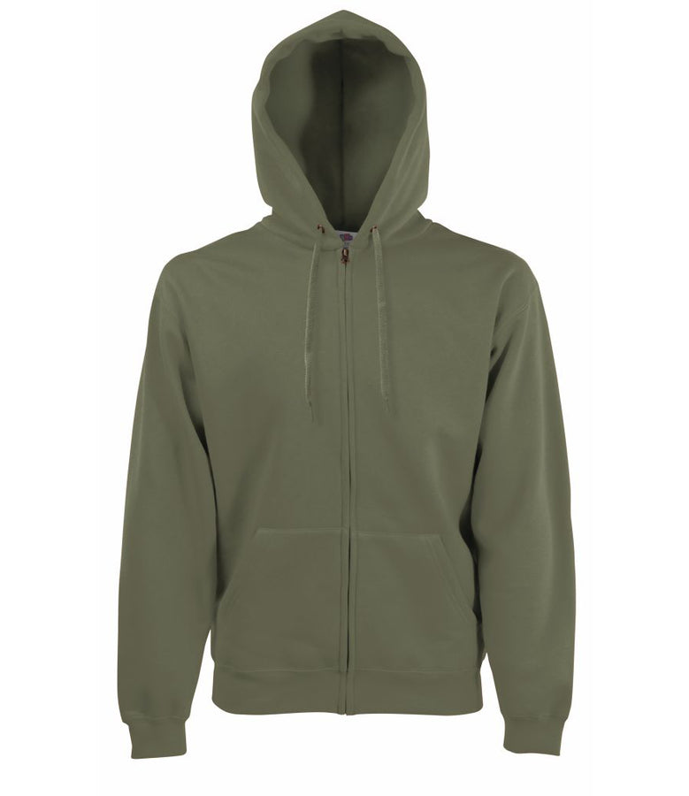 Fruit of the Loom Premium Zip Hooded Sweatshirt - T Shirt Printing UK