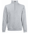 Fruit of the Loom Premium Zip Neck Sweatshirt - T Shirt Printing UK