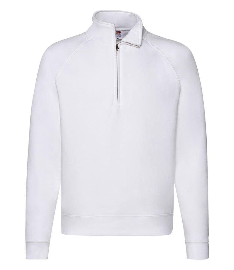 Fruit of the Loom Premium Zip Neck Sweatshirt - T Shirt Printing UK