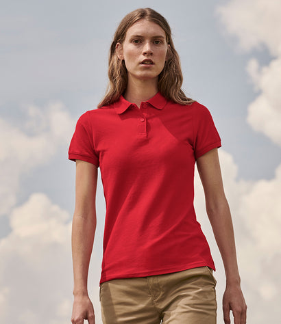 Fruit of the Loom Lady Fit Piqué Polo Shirt - T Shirt Printing UK