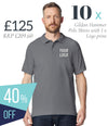10 x Gildan Hammer Pique Polo Shirts Workwear Bundle (1 x LOGO) - £125