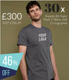 30 x Kustom Kit Superwash T Shirts Workwear Bundle (1 x LOGO) - £300