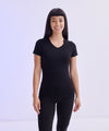 SF Ladies Feel Good V Neck Stretch T-Shirt