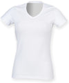 SF Ladies Feel Good V Neck Stretch T-Shirt