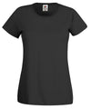 Fruit of the Loom Lady Fit Original t Shirt Black