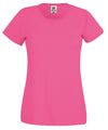 Fruit of the Loom Lady Fit Original t Shirt Fuchsia