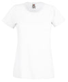 Fruit of the Loom Lady Fit Original t Shirt White