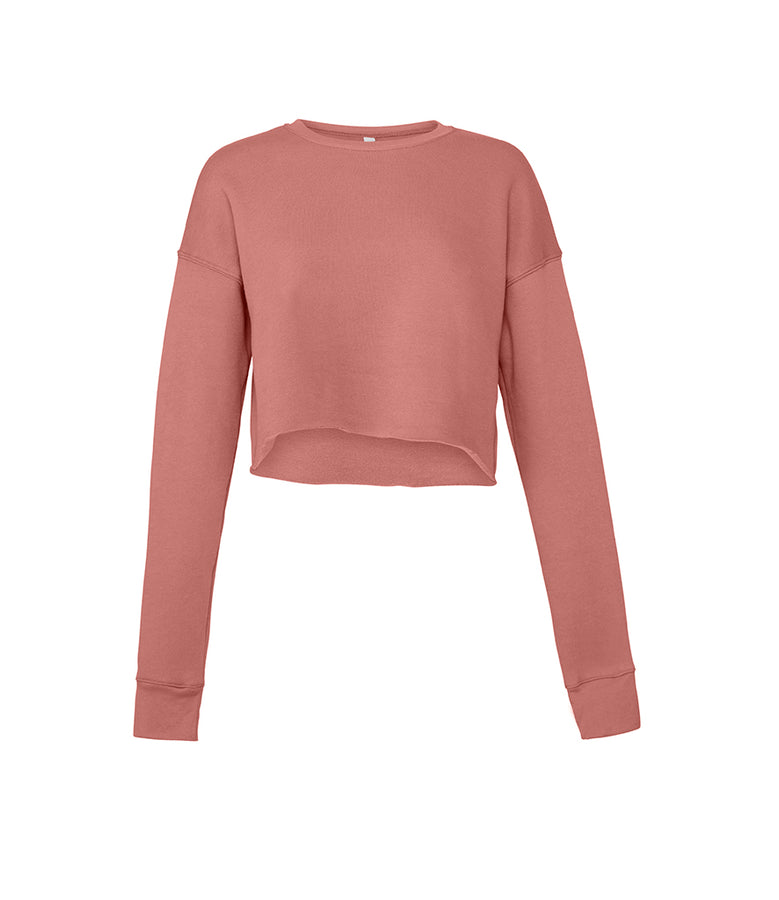 Bella Ladies Cropped Sweatshirt - T Shirt Printing UK