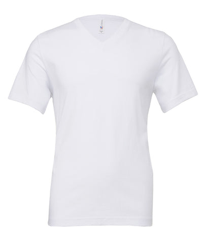 Canvas Unisex Jersey V Neck T-Shirt - T Shirt Printing UK