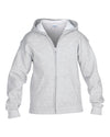 Gildan Kids Heavy Blend™ Zip Hooded Sweatshirt - T Shirt Printing UK