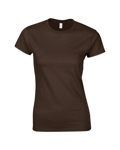 Gildan SoftStyle® Ladies Fitted Ringspun T-Shirt - T Shirt Printing UK