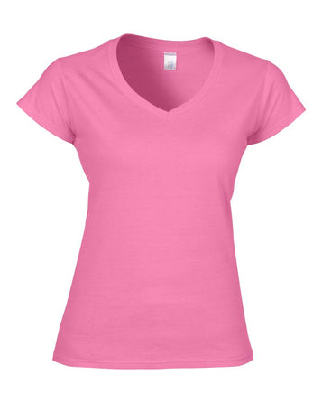 Gildan SoftStyle® Ladies V Neck T-Shirt - T Shirt Printing UK