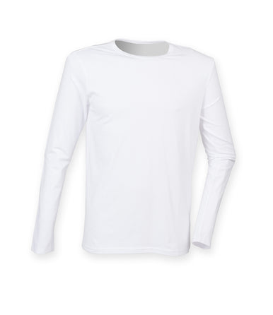 SF Ladies Feel Good Long Sleeve Stretch T-Shirt - T Shirt Printing UK