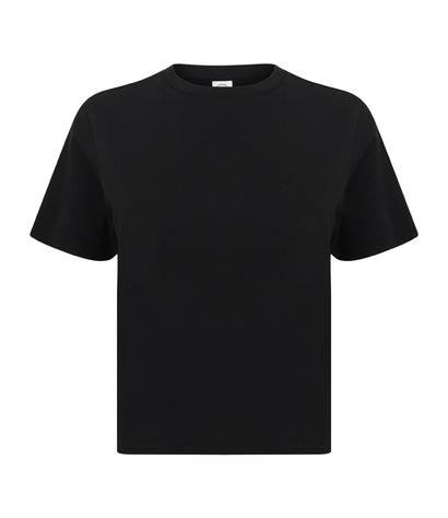 SF Ladies Cropped Boxy T-Shirt - T Shirt Printing UK