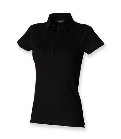 SF Ladies Stretch Piqué Polo Shirt - T Shirt Printing UK