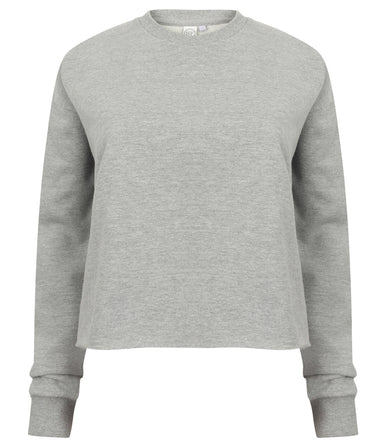 SF Ladies Cropped Slounge Sweatshirt - T Shirt Printing UK