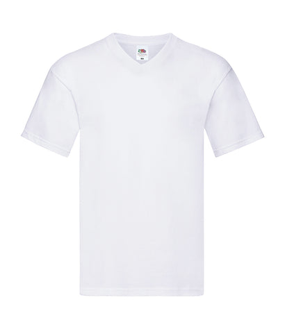 Fruit of the Loom Original V Neck T-Shirt - T Shirt Printing UK