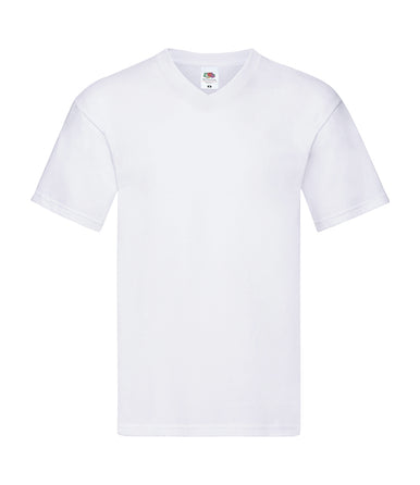 Fruit of the Loom Original V Neck T-Shirt - T Shirt Printing UK