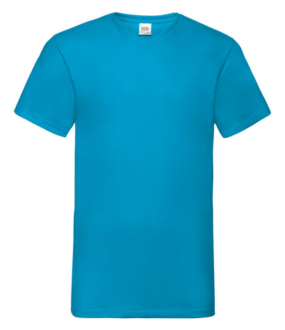Fruit of the Loom V Neck Value T-Shirt - T Shirt Printing UK