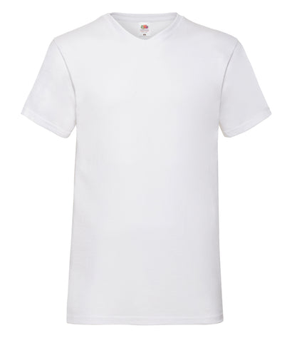 Fruit of the Loom V Neck Value T-Shirt - T Shirt Printing UK