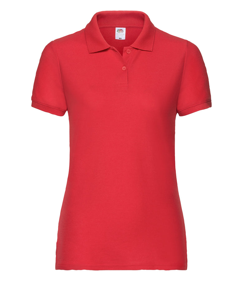 Fruit of the Loom Lady Fit Piqué Polo Shirt - T Shirt Printing UK