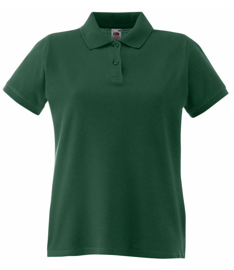 Fruit of the Loom Lady-Fit Premium Cotton Piqué Polo Shirt - T Shirt Printing UK