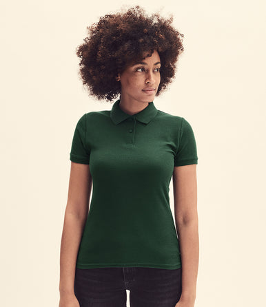 Fruit of the Loom Lady-Fit Premium Cotton Piqué Polo Shirt - T Shirt Printing UK
